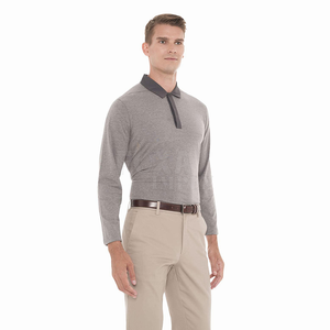 2024 Polos para hombre, venta al por mayor de algodón de secado rápido, ropa deportiva de manga corta OEM, logotipo personalizado y opciones de marca - Product Image 2