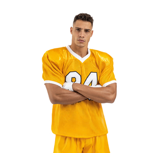Maillots de football de haute qualité, numéros d'équipe personnalisés, maillots de football américain pour hommes, 100% polyester, chemises de football américain - Product Image 4