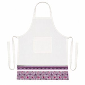 Highest Selling Beautiful Printed 100% Cotton Kitchen Apron Eco-Friendly Customized Size and Color Supplier in India. - Product Image 2
