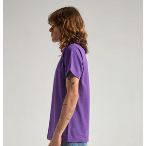 Camiseta Básica Casual Elegante para Hombre, Cuello Redondo, 100% Poliéster, Ligera, Transpirable, Plisada, Cómoda, para Uso Diario en Verano - Product Image 3