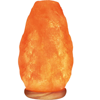 Natürliche Himalaya Dunkelrosa Salzlampe 2-3Kg Handgeschnitzt Echte Berührung Runde Nachtlichtlampe Liebesstil Schlafzimmer Heimdekoration
