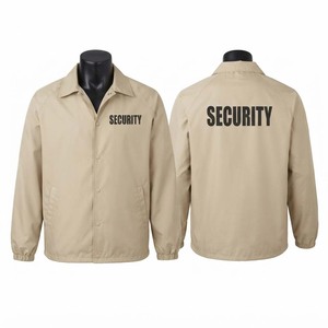 Veste en cuir à capuche pour homme, légère, imperméable, respirante, en polyester, 120 GSM, beige, uniforme d'hiver, boutons en corne - Product Image 1