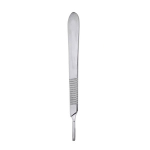 100 lames Dermablade emballées individuellement + 1 couteau scalpel en acier à haute teneur en carbone, stériles, à usage unique, tranchantes, chirurgicales - Product Image 4