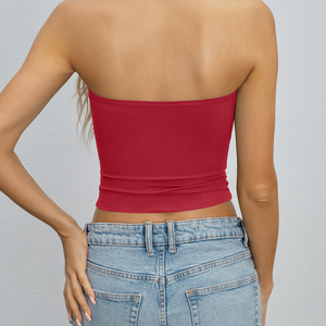 Premium Quality Women’s Tube Top Bra Minimalistic Top Classic Design Eco Friendly With Adjustable Tube Top Customizable Printing - Product Image 2