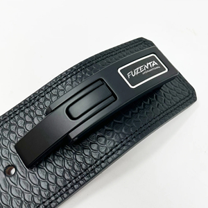 Cinturones de levantamiento de pesas Viper de cuero vacuno negro personalizados con hebilla de palanca para entrenamientos de gimnasio, soporte lumbar, levantamiento de potencia, 10MM/13MM de grosor, antideslizantes - Product Image 4