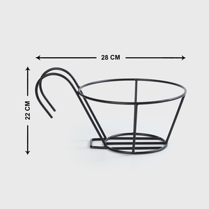 กระถางแขวนต้นไม้โลหะทันสมัย สำหรับตกแต่งภายในและภายนอกบ้าน สวน ระเบียง - Product Image 2