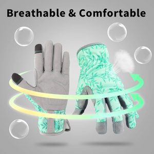 Gants de jardinage haut de gamme OEM ODM durables, résistants aux perforations, respirants, avec une adhérence flexible, logo personnalisé, fabricant - Product Image 5