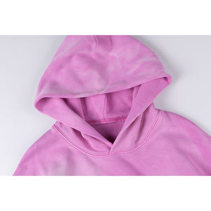 Sudaderas y Hoodies de Algodón Vintage para Hombre, Estilo Streetwear, con Triple Bolsillo, Efecto Desgastado y Agujeros, Estilo Kanye West, Venta al Por Mayor - Product Image 2