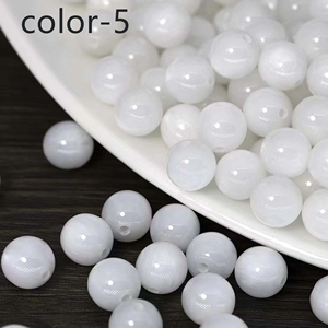 ลูกปัดเรซิ่นใสสำหรับทำเครื่องประดับ ลูกปัดอะคริลิคแบบแพ็คใหญ่ - Product Image 6