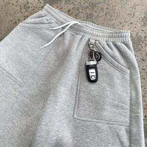 Pantalones Cortos Casuales de Forro Polar para Hombre, 100% Algodón, Gruesos, para Verano, Playa, Gimnasio, Secado Rápido, Transpirables, Cómodos, Cintura Elástica Personalizada - Product Image 5
