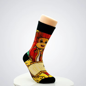 2026 Customizable Dress <b>Sock</b> <b>Hot</b> Selling Digital Printed Cartoon Pattern New Design - Product Image 6