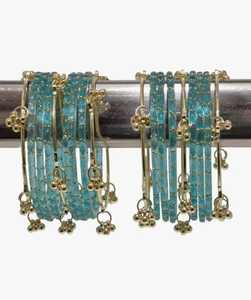 Ensemble de bracelets Jhumki kashmiris tendance et très vendus, pour mariages et fêtes, prix de gros premium, artisanat en résine - Product Image 3