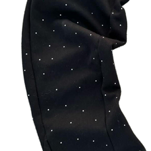 Wholesale Custom <b>Men</b>’s Cotton Terry Flared Sweatpants Stone Washed Rhinestone Patch Embroidery Trendy Streetwear Baggy <b>Trousers</b> - Product Image 2