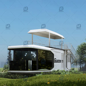 Cápsula espacial de lujo moderna multifuncional de salida de fábrica de alta calidad con casa contenedor prefabricada de segundo piso - Product Image 5