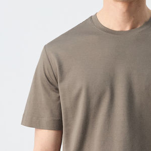 Camiseta de Algodón para Hombre, Diseño Básico para el Guardarropa Diario, Cuello Redondo, Personalizable, Alta Calidad, Precio de Fábrica para Compras al por Mayor 2026 - Product Image 3