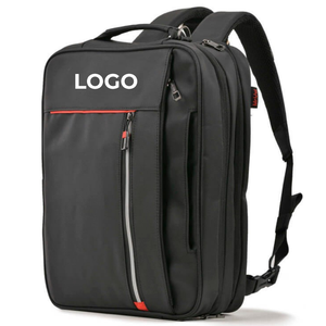Minimalist Nylon Laptop <b>Backpack</b> with Zipper Closure Water Resistant 20-39L Capacity Unisex Shoulder <b>Strap</b> Handle Travel Work - Product Image 1