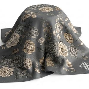 Nouveaux foulards carrés pour femmes de haute qualité en gros, 100 % soie, matériau premium, couleur unie, pour usage extérieur, logo personnalisé - Product Image 4