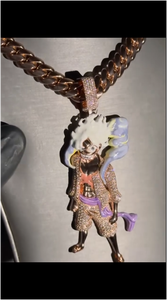 CONCEPTION Colgante Personalizado con Imagen 3D, Estilo Hip Hop, Completamente Cubierto de Diamantes de Moissanita S925, Colgante de Esmalte para Fiesta - Product Image 4