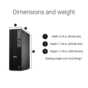 Computadora de Escritorio Dell Pro Slim QCS1250 SFF 2026, Nueva, con CPU de 14ª Generación I5-14500, 8GB de RAM y 512GB de SSD - Product Image 6
