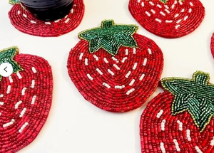 Embroidery Handmade <b>Beads</b> <b>coaster</b> Superior Quality <b>Beads</b> <b>coaster</b> - Product Image 6