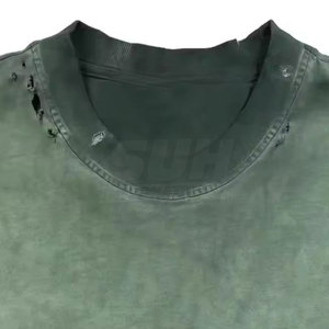 T-shirt Homme Personnalisé avec Logo Imprimé, Effet Vieilli, 100% Coton, Coupe Ample, Décontracté, Respirant, Écologique, Séchage Rapide - Product Image 5