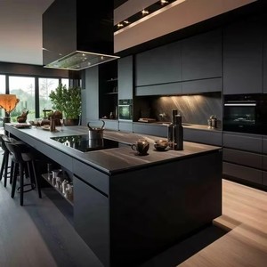 Isola Cucina Modulare in Legno di Betulla Massiccio di Alta Qualità, Ecologica e Impermeabile, Stile Moderno Italiano Personalizzabile - Product Image 4