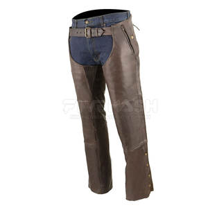 Chaps en cuir pour hommes, prix de gros abordable, design personnalisé, dernière collection, respirants - Product Image 4