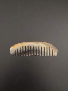 Peigne à cheveux en corne de buffle et de bœuf de haute qualité, Feng Shui religieux, fait main, poli, taille personnalisée, couleur naturelle - Product Image 2