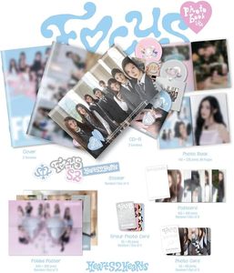 Hearts2Hearts 1er mini-album [FOCUS] (version photobook) Pack CD Original SM Ent K-POP COMPACT Ver Photo Card Seoul Stock Scellé - Product Image 3