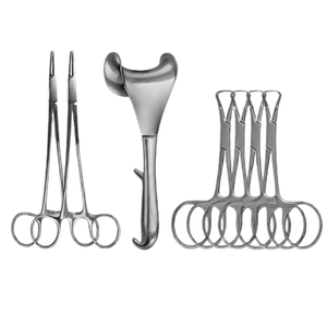 Juego de 50 Instrumentos Quirúrgicos para Cesárea, Kit de Cirugía Abdominal, Retractores, Pinzas y Tijeras de Acero Inoxidable, Calidad Alemana - Product Image 3