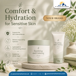 Crema para el Cuidado de la Piel con Centella y Pantenol para el Cuidado Facial Diario OEM ODM Marca Privada (20g 30g 50g) - Product Image 2