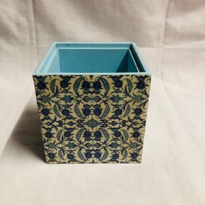 Round Inlaid Eco-Friendly <b>MDF</b> <b>Box</b> with Checkerboard Pattern Handmade Decorative Storage Case for Home Tabletop Use Angel Theme - Product Image 5
