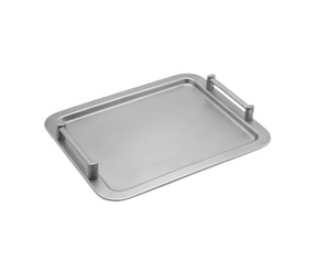 Plato Redondo de Metal de Alta Calidad, Hecho a Mano, Pulido, Diseño Moderno, para Fiestas, Platos y Vajilla con Patrón Sólido - Product Image 5