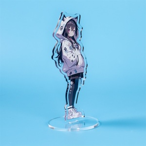 UV In Trong Suốt Ba Chiều Quicksand Rõ Ràng Acrylic Keychain Điện Thoại Hodel Anime Tùy Chỉnh Cầu Vồng Acrylic Standee - Product Image 1