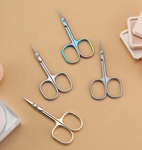 Ciseaux à cuticules professionnels de haute qualité, sûrs et efficaces, en acier inoxydable, avec pointe pointue pour le soin des ongles ANAAIF - Product Image 4