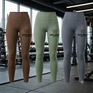 Women's Eco-Friendly Seamless High-Waisted Activewear Fitness <b>Leggings</b> Moisture Wicking Fabric <b>Pockets</b> for <b>Workout</b> Athletic - Product Image 3