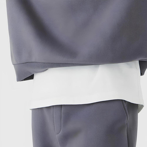 Survêtements d'hiver pour hommes de style unique et de qualité supérieure - Survêtement en molleton respirant à manches longues, coupe ample, taille élastique - Product Image 3