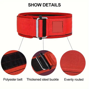 Cinturón de Soporte para Levantamiento de Pesas, Protección Profesional Unisex, Ajustable, Material EVA, Grosor Personalizable - Product Image 5
