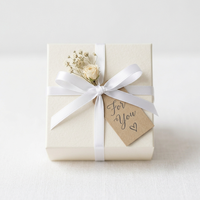 Ruban personnalisable en satin blanc simple face 3 mm, 100 % polyester, résistant au rétrécissement, tissé, 50 yards, pour cartes de mariage, boîtes à gâteaux, emballage cadeau