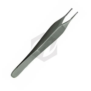 Pinzas de Sutura Quirúrgicas de 4 3/4 Pulgadas con 1x2 Dientes y Plataforma de Atadura Antideslizante, Instrumentos Médicos Reutilizables para Cirugía Dental y Veterinaria - Product Image 2