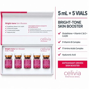 Suero SKIN BOOSTER CELIVIA BRIGHT TONE 5 ml, suero para imperfecciones, nutritivo, iluminador de la piel, agente iluminador para una piel joven. - Product Image 2