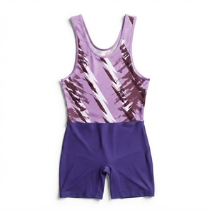 Traje de Remo sin Mangas para Hombre, Diseño con Paneles de Malla en Negro, Rojo y Blanco, Ropa Deportiva OEM - Product Image 3