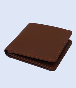 2026 Premium Men's Genuine Leather RFID <b>Wallet</b> Open Custom Logo <b>Card</b> <b>Holder</b> Short Fold Polyester Lining High Quality OEM Product - Product Image 4