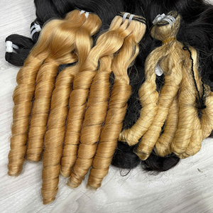 Cabello Rizado Natural de Color de Moda, SDD Vietnamita, Precio de Mayoreo de Fábrica, Envío Inmediato - Product Image 1