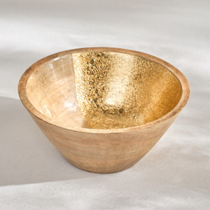 ชามเสิร์ฟไม้มะม่วงสีเหลือง - Product Image 6