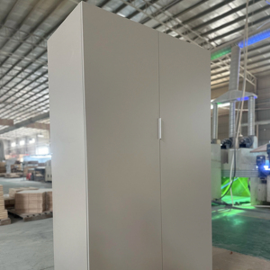 Modern Freestanding Wood <b>Wardrobe</b> Hinged Doors-Durable Eco-Friendly <b>Large</b> Capacity Design for Hotel Home Bedroom Apartment - Product Image 1