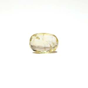 Loose 5.05 Carat Oval Cut Yellow Sapphire Gemstone for Fine Jewelry - Product Image 2