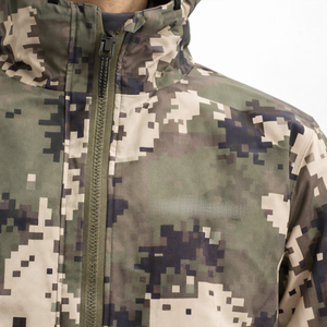 Veste légère noire à fermeture éclair avec capuche pour hommes et femmes, veste imperméable pour l'extérieur, veste décontractée pour hommes - Product Image 4