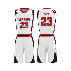 High Quality Basketball Uniform Set Sports Wear Basketball Uniform Polyester Made Adult Team Basketball Uniform Kit With OEM - Product Image 1