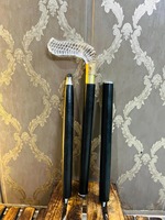 Bastón de Madera de Palisandro de Diseño Artesanal del Viejo Mundo con Mango Transparente de 3 Secciones - Bastón Multifuncional de Uttarakand